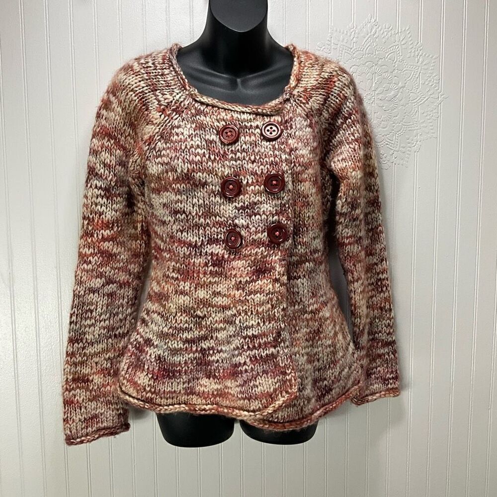 SLEEPING ON SNOW Wool Blend Sweater Cardigan